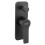 STRATOS bateria natryskowa podtynkowa, 2-funkcyjna, czarna Stratos Black Ferro (BSC7PBL)