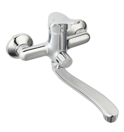 Bateria wannowo - umywalkowa z wylewką 350mm bez zestawu natryskowego, chrom Stillo Ferro (BSL5A)