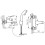 Bateria wannowa z zestawem natryskowym, chrom Smile Ferro (BSM11)