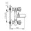 Bateria wannowa z zestawem natryskowym, chrom Standard Ferro (BST11)