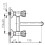 Bateria zlewozmywakowa ścienna, chrom Standard Ferro (BST5)