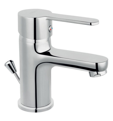 LB bateria umywalkowa stojąca, korek automatyczny z tworzywa, chrom Savio Ferro (BSV2-LB)