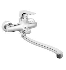 Bateria wannowa z wylewką 350mm bez zestawu natryskowego, chrom Tiga Ferro (BTG5A)