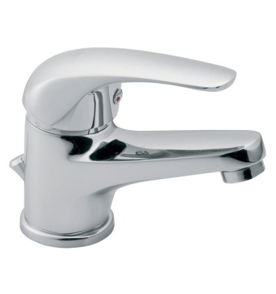 LB bateria umywalkowa stojąca, korek automatyczny z tworzywa, chrom Vasto Ferro (BVA2-LB)