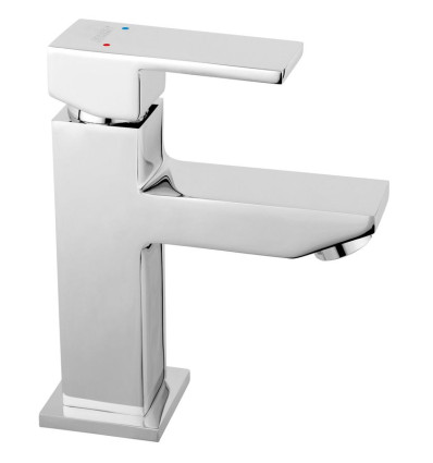 LB bateria umywalkowa stojąca, korek z tworzywa click-clack, chrom Zicco Ferro (BZI2-LB)