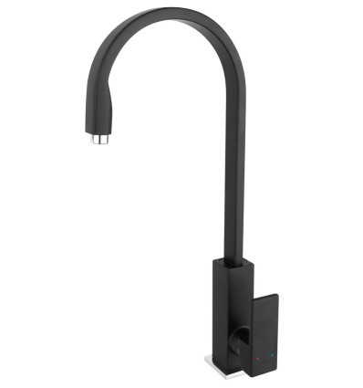 ZICCO bateria zlewozmywakowa stojąca, czarna Zicco Black Ferro (BZI4BL)