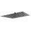 Deszczownica kwadratowa Slim, 30cm, metal, czarna Slim Ferro (DSN08BL)