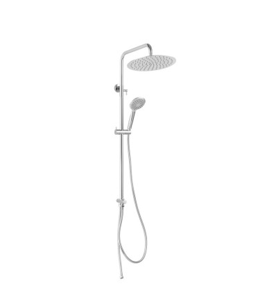 Zestaw natryskowy z deszczownią, chrom Wizard Pro Ferro (NP47)