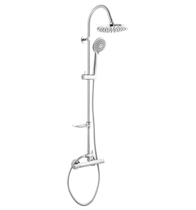 Zestaw natryskowy z baterią termostatyczną TRM7U, chrom Trinity Ferro (NP71-TRM7U)