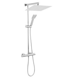 Zestaw natryskowy z baterią termostatyczną TRV7U, chrom Trevi Square Ferro (NP75SQ-TRV7U)