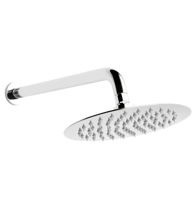 Zestaw natryskowy z deszczownią 200mm slim, chrom Rotondo Ferro (NPT11)