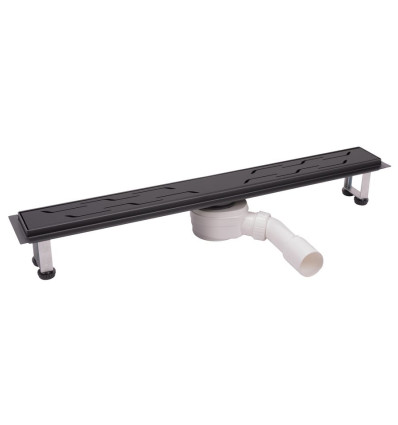 Odpływ liniowy 80cm, czarny Ferro (OL80-BL)