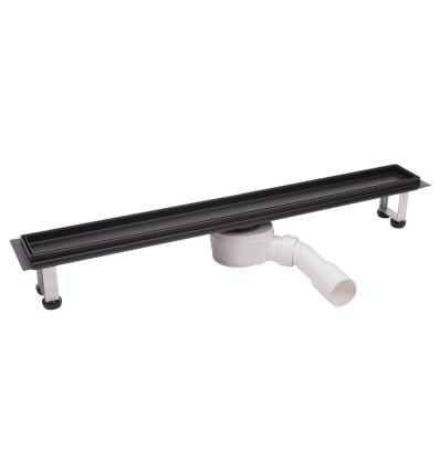 Odpływ liniowy pod płytkę 70cm, czarny Ferro (OLP1-70-BL)