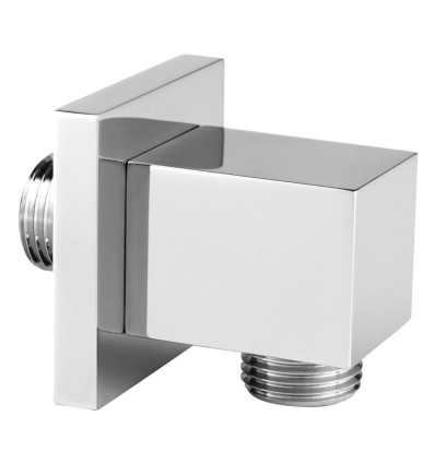 Przyłącze kątowe do węża natryskowego 1/2", chrom Ferro (PKN13)