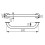 METALIA uchwyt pojedynczy, 50cm, stal szlachetna Metalia Help Ferro (R6650,44)