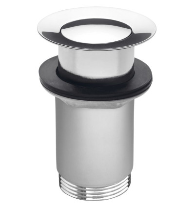 Zawór spustowy bez przelewu, click-clack, 5/4", chrom Ferro (S283B-B)