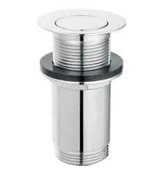 Zawór spustowy bez przelewu, click-clack, 5/4", wysoki, chrom Ferro (S283-WBP-B)