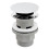 Zawór spustowy z przelewem, click-clack, 5/4", PP, ceramiczny biały Ferro (S288PPC)