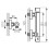 Bateria termostatyczna natryskowa Safe Touch, chrom Trinity Ferro (TRM7)