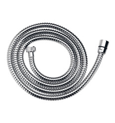 Wąż natryskowy w oplocie metalowym L - 175 cm, chrom Ferro (W07)