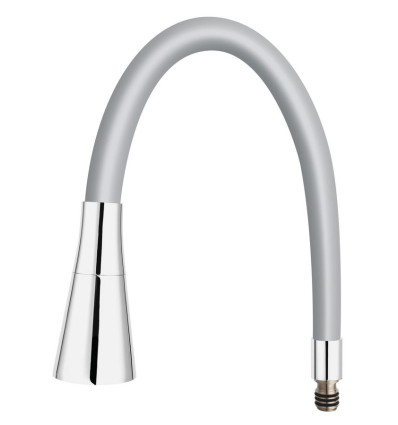 Wylewka Elastico II do baterii zlewozmywakowej, szara Elastico Ii Ferro (W101S-B)