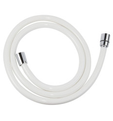 Wąż natryskowy PVC L - 150cm, biały Ferro (W42)