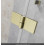 Kabina prysznicowa 100x80 Essenza Pro Brushed Gold KDJ Radaway (10097100-99-01L + 10098080-01-01)