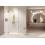 Kabina prysznicowa 110x110 Essenza Pro Brushed Gold KDJ Radaway (10097110-99-01L + 10098110-01-01)