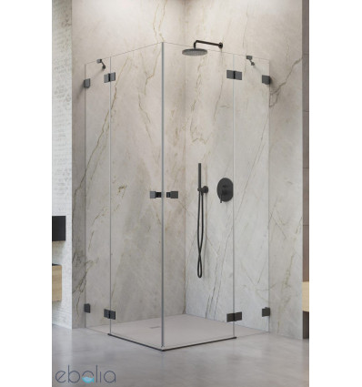 Kabina prysznicowa 80x90 Essenza Pro Brushed GunMetal KDD Radaway (10096080-92-01L + 10096090-92-01R)