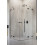 Kabina prysznicowa 100x100 Essenza Pro Brushed GunMetal KDD Radaway (10096100-92-01L + 10096100-92-01R)