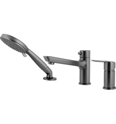 Bateria wannowa 3-otworowa Arnika titanium Deante (BQA D13M)