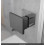 Kabina pięciokątna 80x80 Essenza Pro Brushed GunMetal PTJ Radaway (10100000-92-01R + 10100100-01-01)