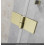 Kabina pięciokątna 80x80 Essenza Pro Brushed Gold PTJ Radaway (10100000-99-01L + 10100100-01-01)