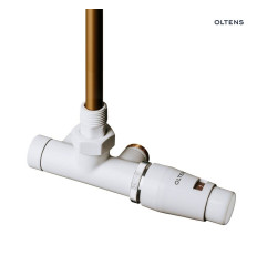 Zestaw termostatyczny grzejnikowy jednootworowy prawy biały Varmare Ventil Oltens (55906000)