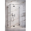 Kabina prysznicowa 80x70 Essenza Pro Black KDJ+S Radaway (10097380-54-01L + 10098070-01-01 + 10098070-01-01)