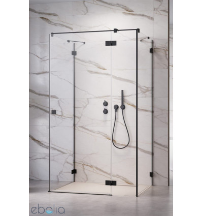 Kabina prysznicowa 80x70 Essenza Pro Black KDJ+S Radaway (10097380-54-01L + 10098070-01-01 + 10098070-01-01)