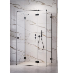 Kabina prysznicowa 80x70 Essenza Pro Black KDJ+S Radaway (10097380-54-01L + 10098070-01-01 + 10098070-01-01)