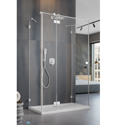 Kabina prysznicowa 110x70 Essenza Pro White KDJ+S Radaway (10097311-04-01L + 10098070-01-01 + 10098070-01-01)