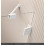 Kabina prysznicowa 110x100 Essenza Pro White KDJ+S Radaway (10097311-04-01L + 10098100-01-01 + 10098100-01-01)