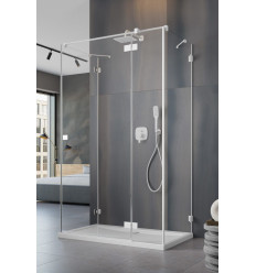 Kabina prysznicowa 100x70 Essenza Pro White KDJ+S Radaway (10097310-04-01R + 10098070-01-01 + 10098070-01-01)