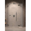 Kabina prysznicowa 100x75 Essenza Pro Brushed GunMetal KDJ+S Radaway (10097310-92-01R + 10098075-01-01 + 10098075-01-01)