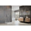 Kabina prysznicowa 90x70 Essenza Pro Brushed Nickel KDJ+S Radaway (10097390-91-01L + 10098070-01-01 + 10098070-01-01)