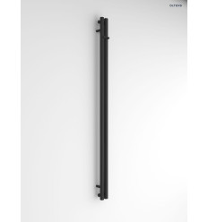 Grzejnik łazienkowy 180x9,5 cm czarny mat Stang Oltens (55010300)