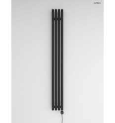 Grzejnik łazienkowy 180x20,5 cm elektryczny czarny mat Stang (e) Oltens (55112300)