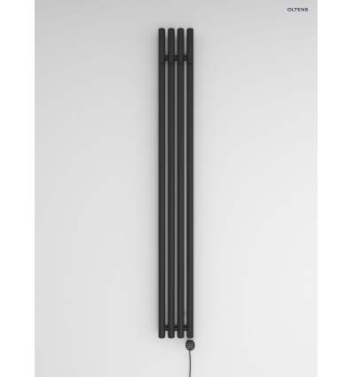 Grzejnik łazienkowy 180x20,5 cm elektryczny czarny mat Stang (e) Oltens (55112300)