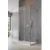 Kabina prysznicowa 120x100 Essenza Pro Brushed Nickel KDJ+S Radaway (10097312-91-01R + 10098100-01-01 + 10098100-01-01)