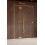 Kabina prysznicowa 90x80 Essenza Pro Brushed Gold KDJ+S Radaway (10097390-99-01L + 10098080-01-01 + 10098080-01-01)