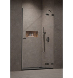 Drzwi prysznicowe 90 Prawe Essenza Pro Brushed GunMetal DWJ Radaway (10099090-92-01R)