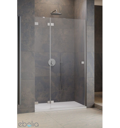 Drzwi prysznicowe 100 Lewe Essenza Pro Brushed Nickel DWJ Radaway (10099100-91-01L)