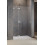 Drzwi prysznicowe 130 Lewe Essenza Pro Brushed Nickel DWJ Radaway (10099130-91-01L)